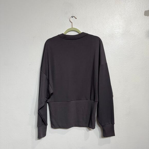 Athleta Gray Portrero Sweatshirt Sz M - Picture 9 of 12